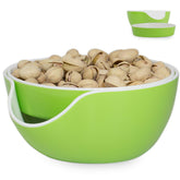 Stargoods pistachio bowl double dish setup for easy seed disposal.