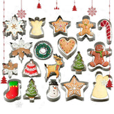 StarPack Home Bake Me Happy gingerbread man cutters for festive cookies and gifts