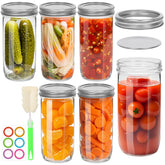 STARSIDE 24oz wide-mouth mason jar for easy filling and quick cleaning.