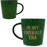 Steel Mill & Co Wicked Mug with emerald green pattern for vibrant sipping.