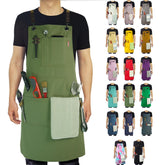 Stenffy olive-color kitchen apron for durable protection during cooking