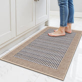 StepRite kitchen rug with soft chenille texture for cushioned standing and added style.