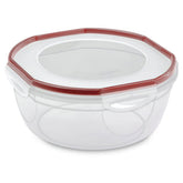 Sterilite Rocket Red Ultra Seal bowl, front view, ideal for airtight storage.