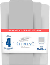 Sterling Shelf Liners wire shelf liner 12x48 clear keeps shelves protected from spills and dust