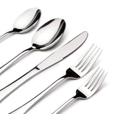 STILLOYE silverware 40-piece set arranged for everyday dining with durable stainless steel.