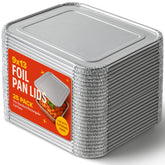 Stock Your Home foil lid on half-size pan keeps heat locked for serving