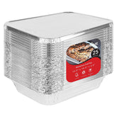 Stock Your Home 9x13 foil pan with lid for baking and serving