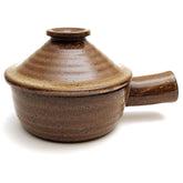 Stoneware Wave Microwave Cooker with lid for quick single-serving meals
