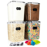 Storeganize 5.3L flour and sugar storage containers for organized pantry storage