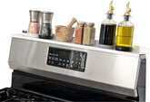 StoveShelf on the stove top offers instant spice storage.