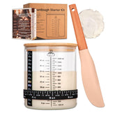 Strirumo Pro sourdough starter jar with 58oz capacity for multiple loaves.