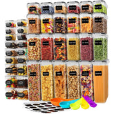 Stusgo 42-pack airtight containers with lids for organized pantry storage