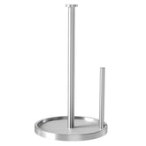 STWWO paper towel holder full view in stainless steel, ideal for clutter-free countertops.