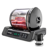 STX International Chef's Elite vacuum marinating drum enables fast flavor infusion.