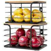 Stylstoreazy potato-onion bin stackable 2-pack for easy pantry organization.