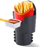 SUADEN upgraded non-slip fry cup holder for car keeps large fries steady on the go