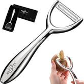 SUCCFLY vegetable peeler with stainless steel blade for effortless peeling