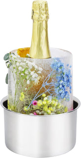 SUchict ice mold for wine bottle chiller keeps beverages cool at celebrations
