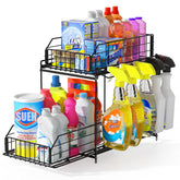 SUEH DESIGN under sink organizer with two-tier drawers for easy kitchen and bathroom storage