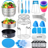 Sugaroom steamer basket two-pack for versatile steaming and easy draining.