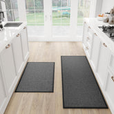SUMLANS kitchen mat set 2pc front view—cushioned, non-slip for safe standing.