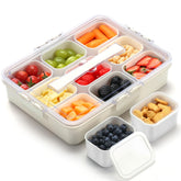 Sunhanny Snackle Box with nine compartments keeps snacks neatly organized on the go