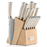 Sunnecko knife-set-block keeps essential knives organized for quick, efficient cooking.