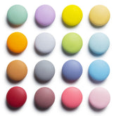 SUNURS 16-color glossy fridge magnets secure on metal surfaces