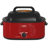 Sunvivi Roaster Oven with viewing lid for easy monitoring and even browning.