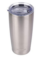 SUNWILL Travel Coffee Tumbler 20 oz with sliding lid keeps drinks hot on the go.
