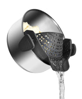 Sunwukin clip-on pot strainer on rim for mess-free draining