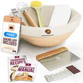 Superbaking banneton basket preserves dough shape for artisanal loaves.