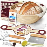 Superbaking Banneton basket 9-inch proofing design for even rise and smooth release.