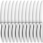 SuperCook steak knives set 12 with durable stainless steel blades for everyday use.