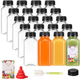 Superlele 8oz juice bottle empty for juices and smoothies on the go