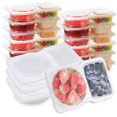 SUPPHOUS 20pcs snack pack containers with lids for organized lunches on the go.