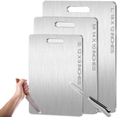 SUQ Upgrade Titanium Cutting Board front surface for odor-free veggie prep