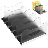 SURETIVIAN freezer organizer with visible rack and dividers for neat fridge layout