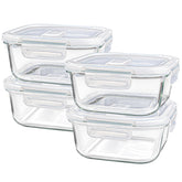 Susukkie 24oz glass sandwich container with vented lid for fresh portable meals.