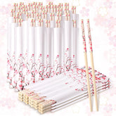 Suttmin cherry blossom chopsticks 50-pair pack for weddings and events