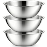 Suwimut 3-pack mixing bowls with a 13-inch rim for large-batch prep.