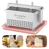 Svyaxfa Tofu Press stainless steel design demonstrates durable, food-safe construction for homemade tofu.