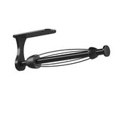 Swaitee under-cabinet paper towel mount in matte black for easy reach