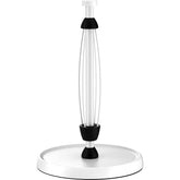 Swaitee white paper towel holder base showing stable counter setup for one-handed tearing