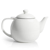 Sweese 27 oz porcelain teapot, removable infuser for flavorful tea.