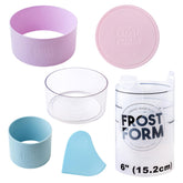 Sweetshop Frost Form Starter Kit 6-inch liner for precise round cakes.