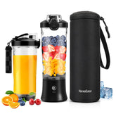 Swietonic portable blender front view shows compact, travel-ready design.