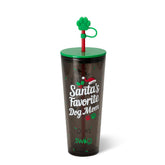 Swig Life 24oz tumbler with lid and straw for on-the-go hydration.