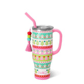 Swig Life 30oz Mega Mug with handle and straw for easy, on-the-go hydration.