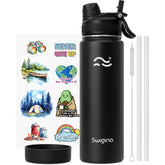 Swigina 24oz bottle with 2-in-1 lid for versatile sipping on the go